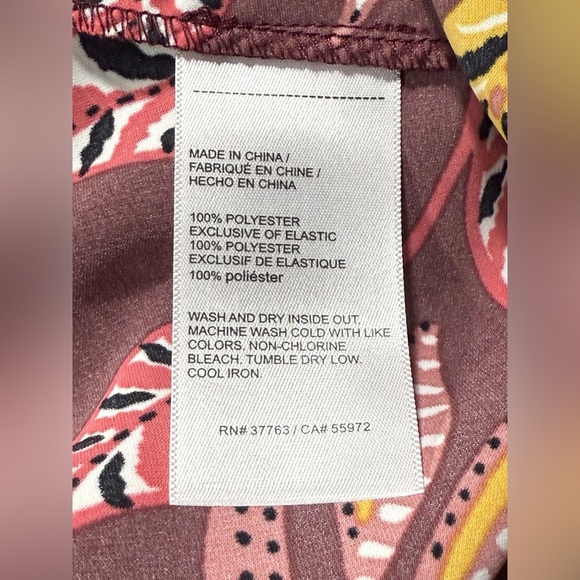 Ella by Rafaella Leaf Print Midi Skirt – Decadent Chocolate – Size S - Picture 7 of 13